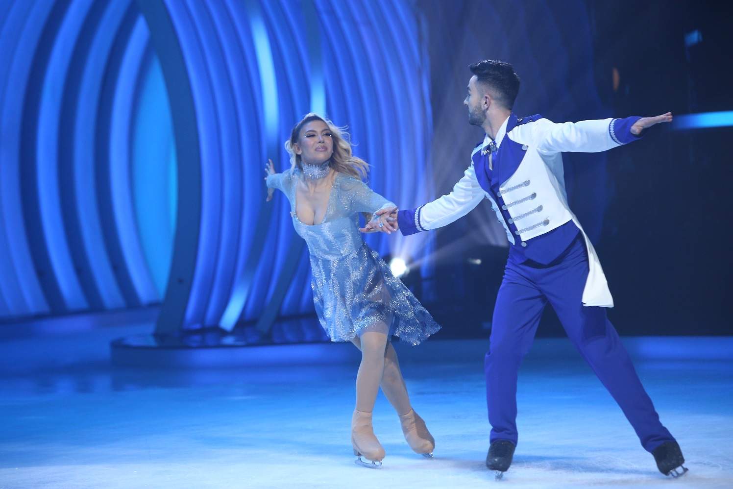 Andreea Bălan, surpriză de proporții pe patinoarul Dancing on Ice- Vis în doi. Vedeta a pregătit un moment special