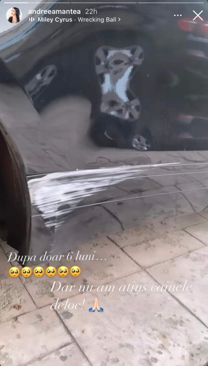 Andreea Mantea și-a lovit mașina. Cum arată acum bolidul de lux al prezentatoarei TV: ''Nu am atins câinele deloc” / FOTO