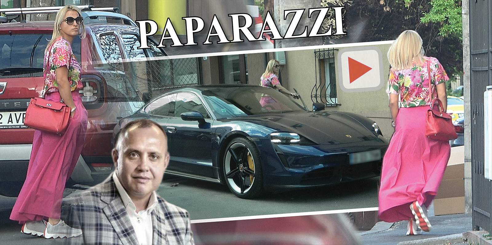 Soția lui Augustin Oancea, la volanul unui bolid de lux. Cum arată mașina de peste 100.0000 de euro / PAPARAZZI