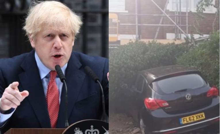 Un bărbat a intrat cu mașina în casa lui Boris Johnson din Londra. Locuința valorează 1,3 milioane de lire sterline / FOTO