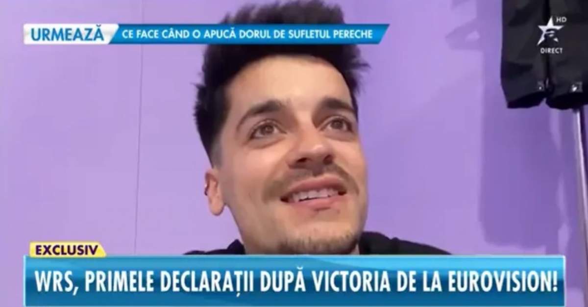 WRS, primele declarații după ce s-a calificat în finala Eurovision 2022: „Lupta mea a fost încoronată...”