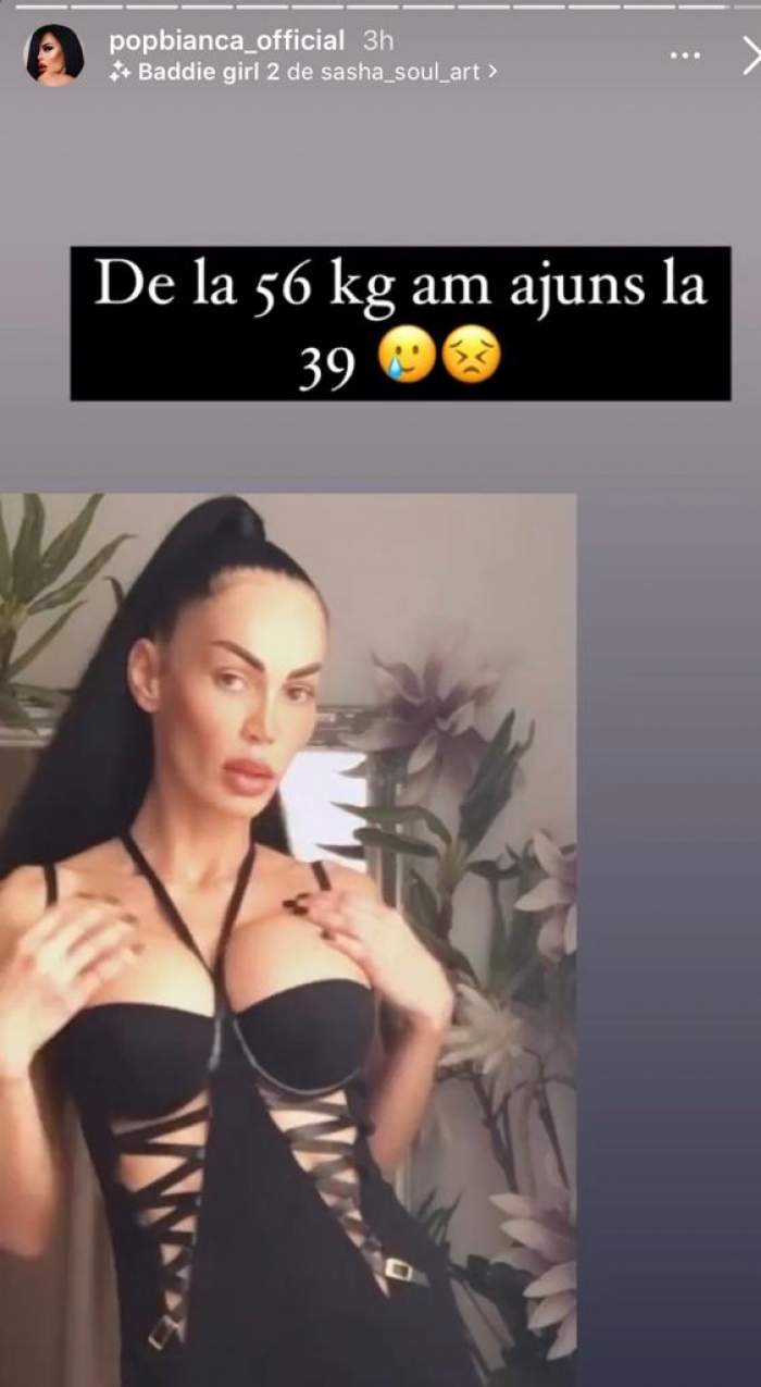 Bianca Pop se confruntă cu grave probleme de sănătate. Cum arată fosta ispită de la Insula Iubirii: ''Am ajuns la 39 de kilograme” / FOTO