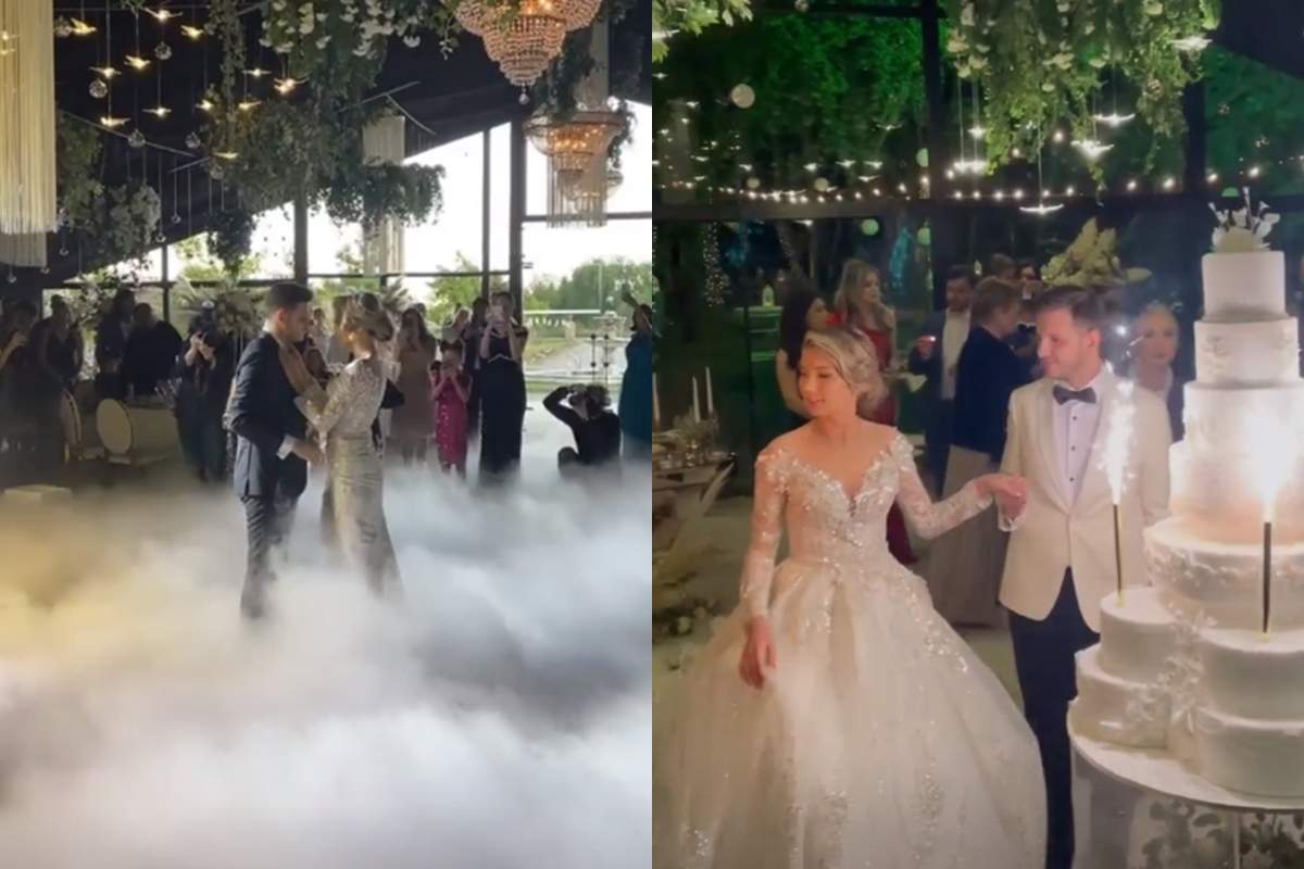 Imagini de la petrecerea de nuntă a fiicei lui Anghel Iordănescu! Locația aleasă a fost una de șapte stele / VIDEO