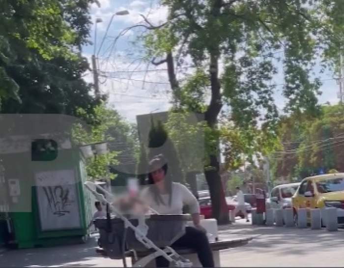 Moment șocant într-un parc din București! O femeie își amenință și bruschează copilul, în căruț. Scenele surprinse de dansatoarea lui Dorian Popa: ”Te omor acum” / VIDEO 
