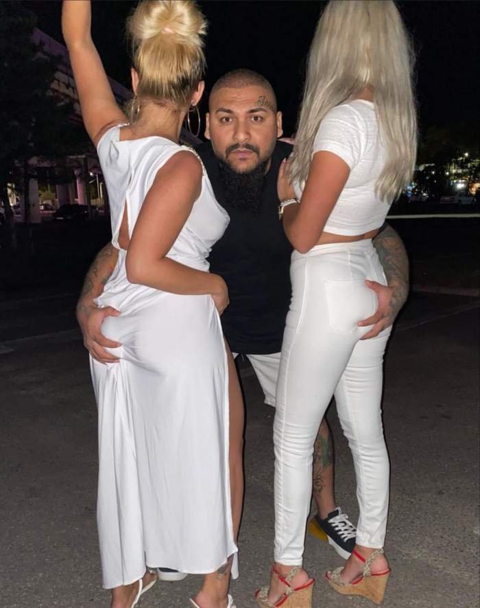 Dani Mocanu, ipostază neașteptată alături de două blonde. Postarea a stârnit un val de reacții: "Mamă și fiică?" / FOTO