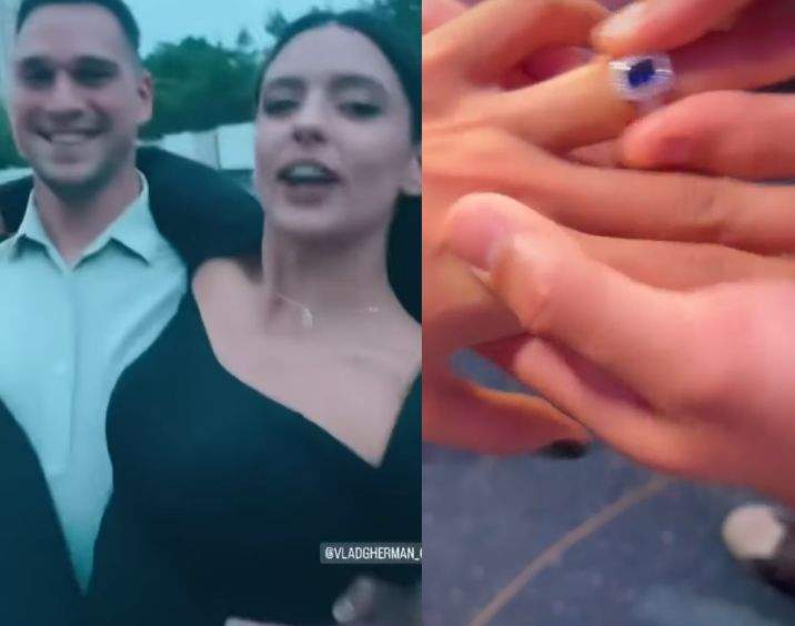 Vlad Gherman a cerut-o în căsătorie pe Oana Moșneagu?! Imaginile care au stârnit un val de reacții în mediul online / FOTO