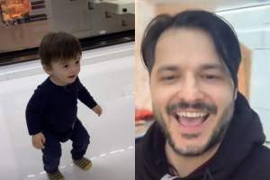Fiul lui Liviu Vârciu a împlinit doi ani. Urarea făcută de prezentatorul TV pentru micuțul Matei