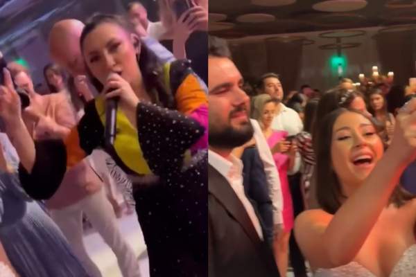 Andra, surpriza serii la petrecerea de botez și cununie a lui Nicole Cherry. Mesajul emoționant transmis de artistă / VIDEO