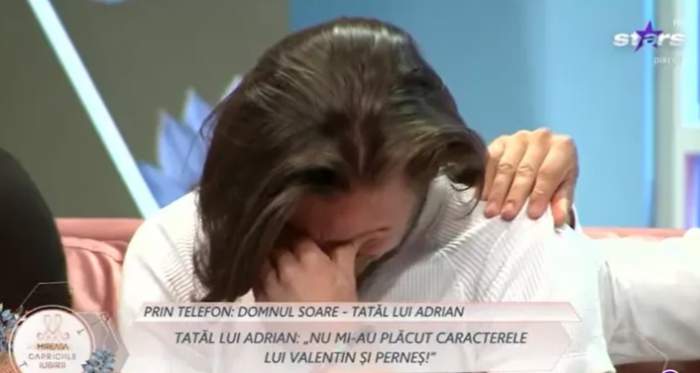 Tatăl lui Adrian, prin telefon la casa Mireasa - Capriciile Iubirii. Concurentul a început să plângă: „Stai tati liniștit”