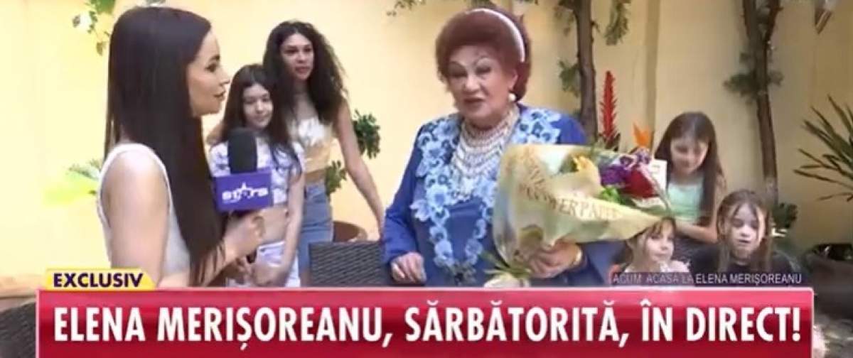 Elena Merișoreanu își serbează astăzi ziua de nume! Cum petrece artista: "E o surpriză din partea fetelor" / VIDEO