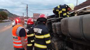 Accident mortal în Maramureș. Un șofer beat a trecut cu TIR-ul peste un bărbat / FOTO