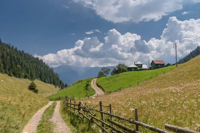 Stațiunea din România unde găsești "Raiul dintre munți". Aici se află poiana unde atingi cerul / FOTO