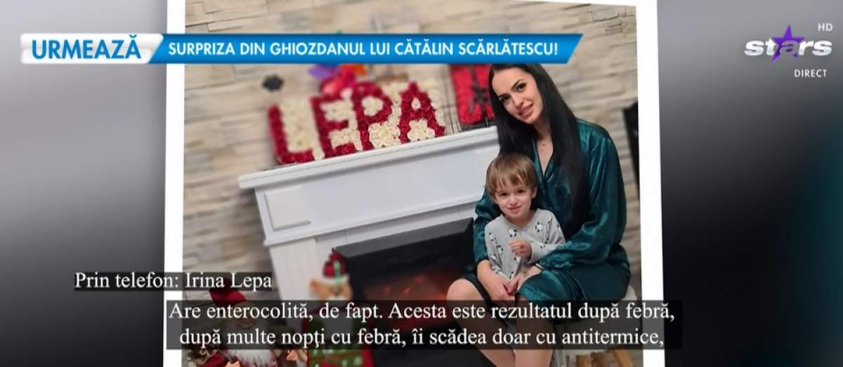 Irina Lepa și fiul ei, captură
