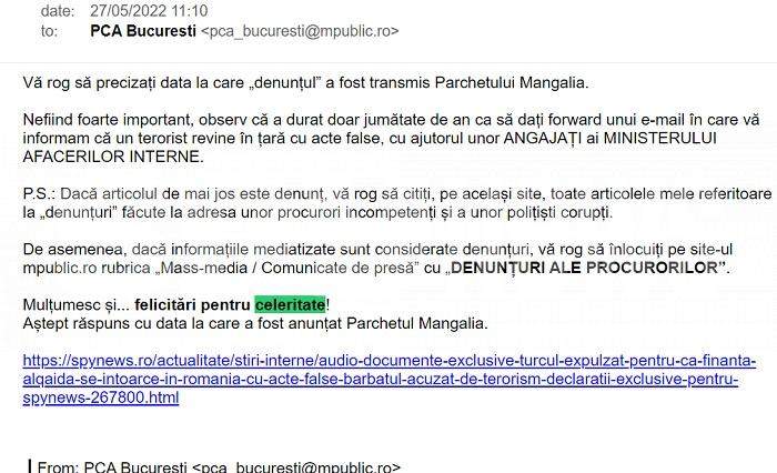 DOCUMENTE / Gafă incredibilă a procurorilor, în cazul teroristului al-Qaida care a dezvăluit unui reporter SPYNEWS că revine în România cu acte false / Suspecții cu epoleți, lăsați șase luni ca să acopere urmele