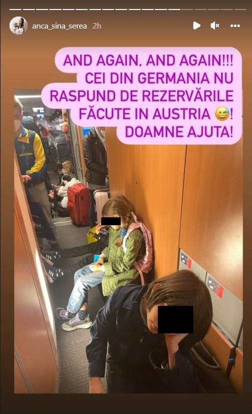 Anca Serea și copiii, călătorie cu trenul până la Paris. Prin ce peripeții au trecut vedeta și cei mici: „Este o experiență de viață” / FOTO