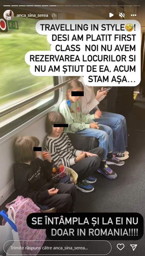 Anca Serea și copiii, călătorie cu trenul până la Paris. Prin ce peripeții au trecut vedeta și cei mici: „Este o experiență de viață” / FOTO