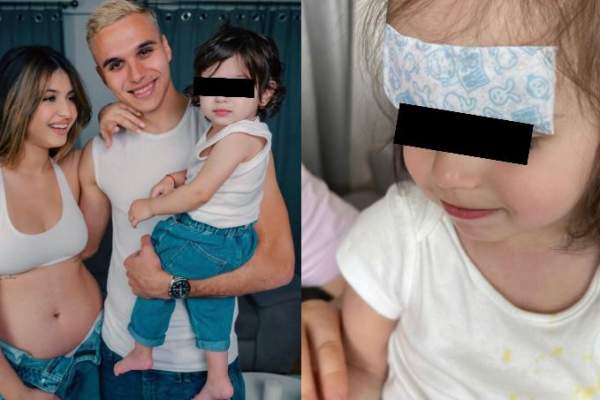 Cu ce probleme de sănătate se confruntă fiica cea mare a lui Cristian Manea. Ce a pățit micuța fotbalistului / FOTO