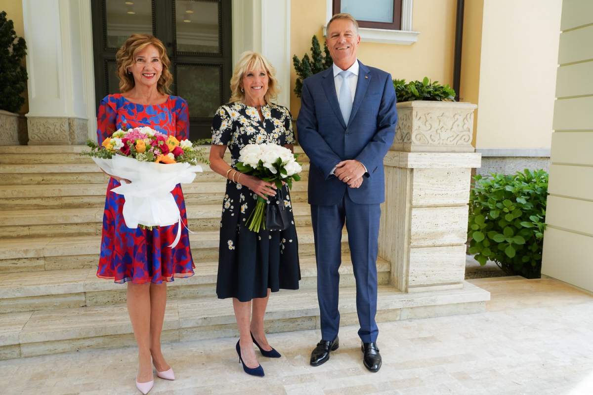 Jill Biden s-a întâlnit cu Carmen și Klaus Iohannis. Imagini de senzație / FOTO