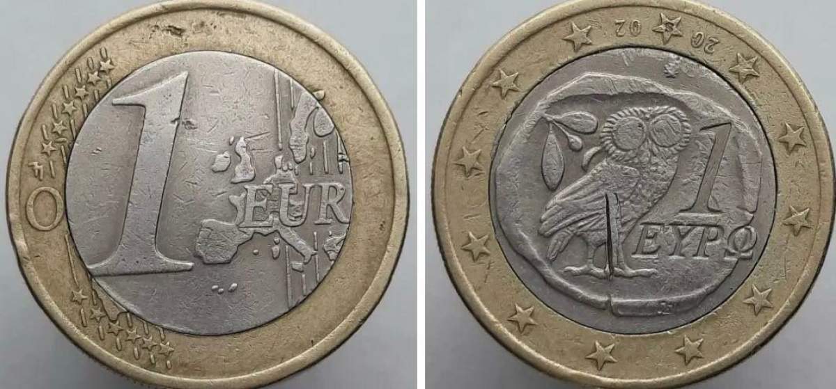 Moneda de 1 euro care se vinde cu 120.000 de lei pe OLX. Dacă o ai acasă, ești norocos!