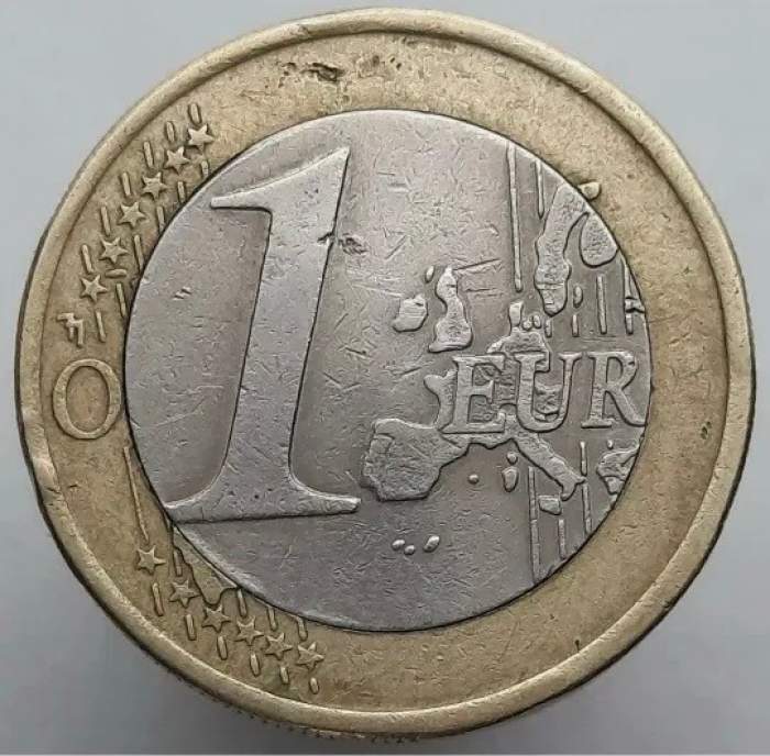 Moneda de 1 euro care se vinde cu 120.000 de lei pe OLX. Dacă o ai acasă, ești norocos!