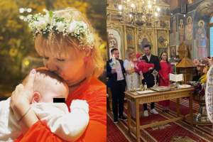 Cristina Cioran, primele declarații după ce și-a botezat fiica. Micuța Ema nu a plâns deloc în biserică: ”A fost foarte emoționant”