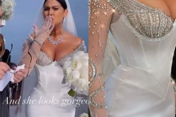 Ce designer de top din România a făcut rochia Roxanei Dobre. Bruneta și Florin Salam au spus astăzi marele ”Da!” / FOTO
