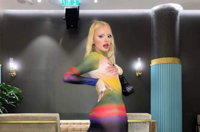Alexandra Stan, la parada LGBT din Tel Aviv. Vedeta a purtat o ținută incendiară /FOTO