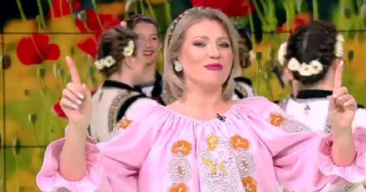 Mirela Vaida, show la Acces Direct, de Rusalii. Prezentatoarea a impresionat toți invitații cu vocea ei / FOTO