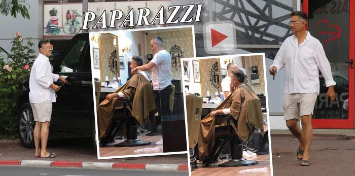 Adrian Ispravnic, o ”povară” pentru frizer. Milionarul i-a testat răbdarea stilistului, zeci de minute / PAPARAZZI