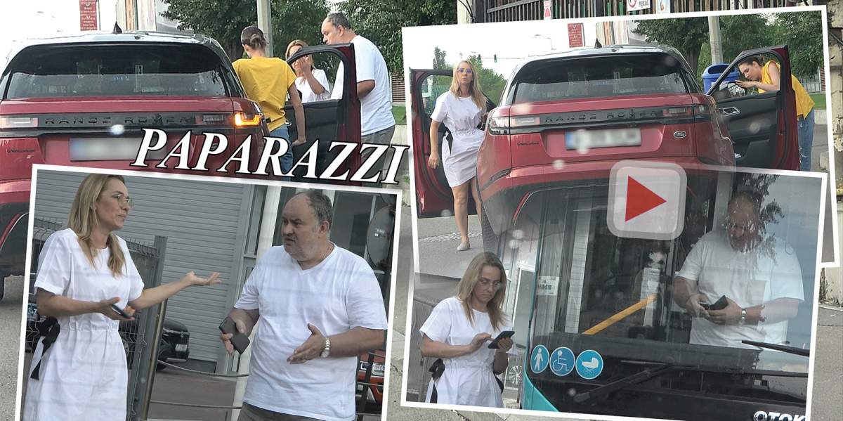 Primele imagini cu mașina Lilianei Șumudică, după ce a făcut accident. Soția lui Marius Șumudică, ieșire nervoasă în public / PAPARAZZI