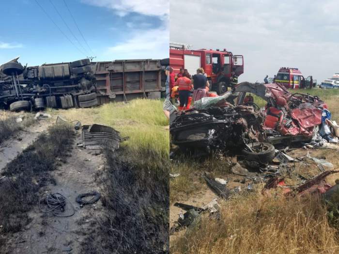 Accident deosebit de grav în Brăila. Două persoane au murit, după ce mașina în care se aflau a lovit un TIR Accident deosebit de grav în Brăila. Două persoane au murit, după ce mașina în care se aflau a lovit un TIR