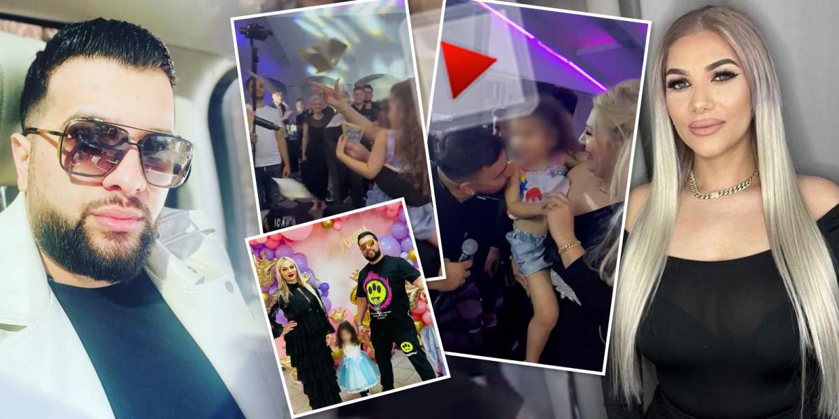 Lambada, dedicații fără număr pentru Tzancă Uraganu și copiii lor. Cum s-au distrat la petrecerea de lux din familia lui Florin Salam / VIDEO