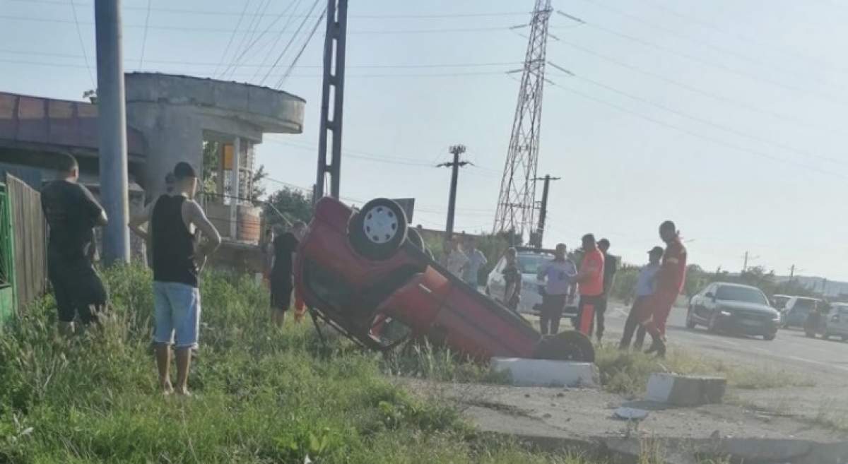 Accident deosebit de grav în Gorj. Un bărbat de 72 de ani a murit pe loc / FOTO