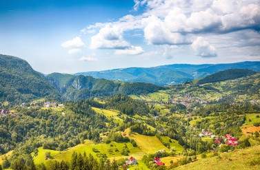 panoramă din România