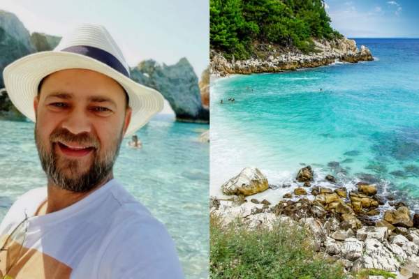 Plaja din Grecia preferată de Cosmin Seleși. Ce găsești când ajungi aici? Imaginile sunt de vis și prețurile mici / FOTO