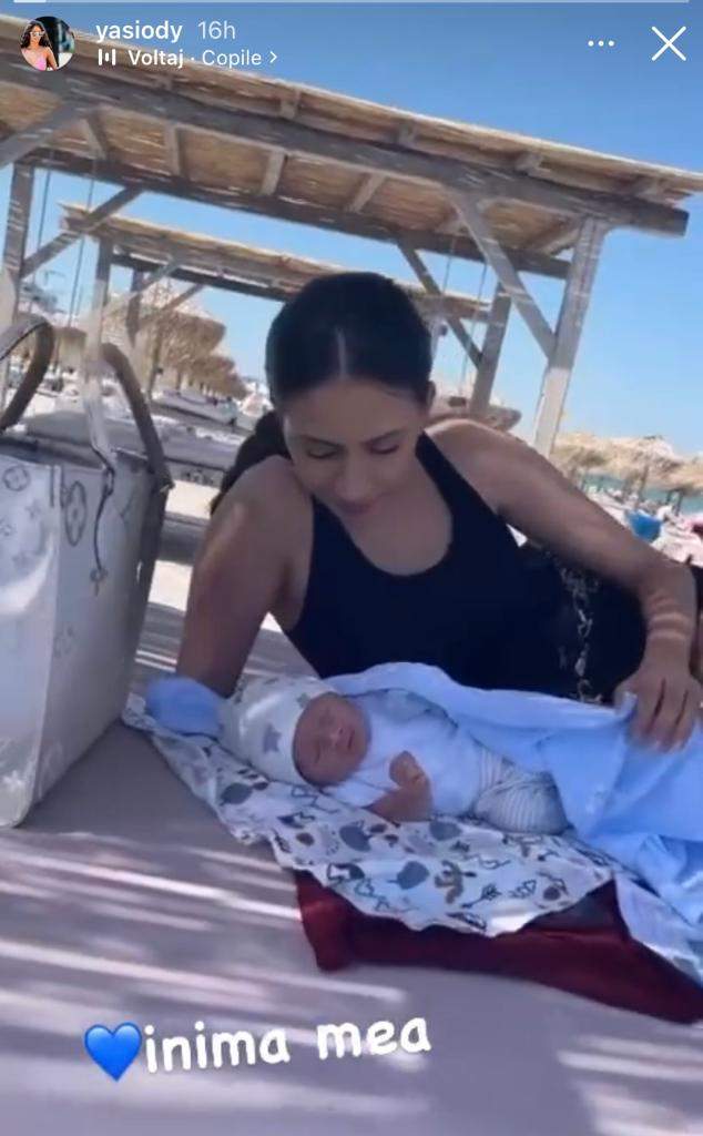 Yasmine Ody, fotografie emoționantă cu fiul ei. Iubita lui Pepe a născut în urmă cu câteva zile: ''Inima mea” / FOTO