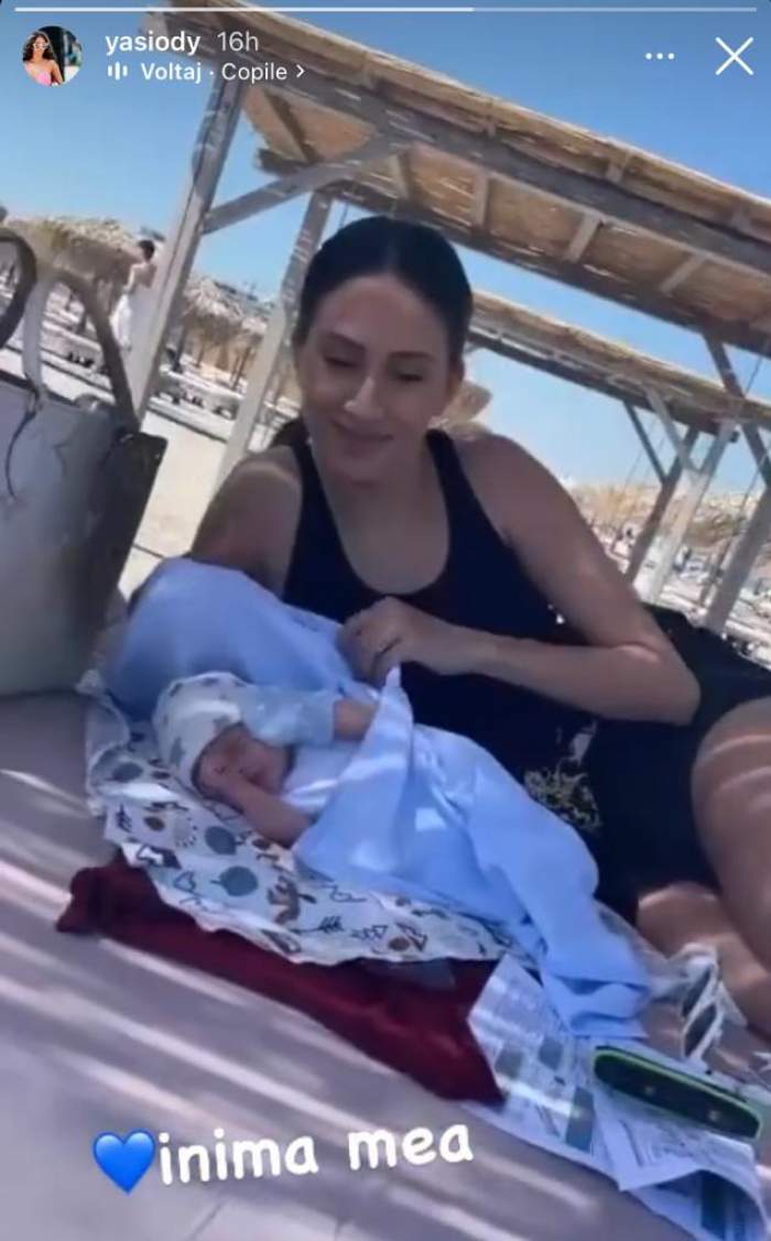 Yasmine Ody, fotografie emoționantă cu fiul ei. Iubita lui Pepe a născut în urmă cu câteva zile: ''Inima mea” / FOTO