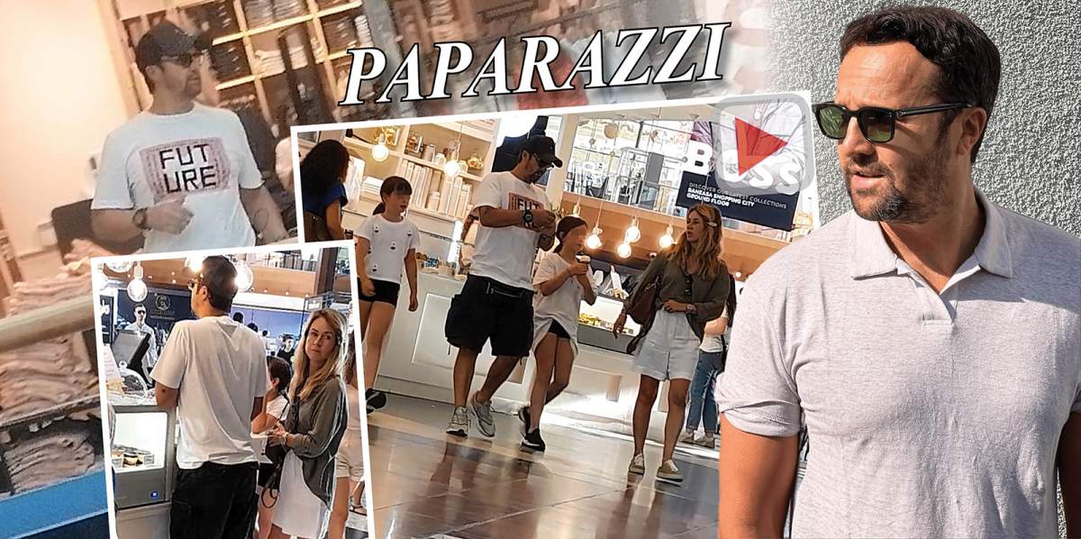 Familia ''secretă” a lui Dorian Boguță? În compania cui a fost surprins actorul într-un mall din Capitală / PAPARAZZI