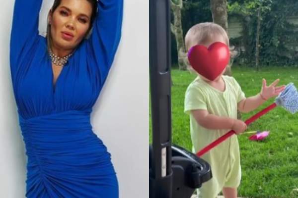 ”Se vede că-i fata lu' mama”. Cum și-a surprins Gina Pistol fiica. Imaginile care au făcut deliciul fanilor / FOTO