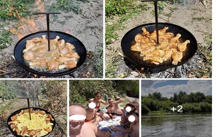 Ei sunt soții care au murit astăzi în râul Timiș. S-au fotografiat cu copiii lor și prietenii de pe mal, acolo unde se aflau la picnic