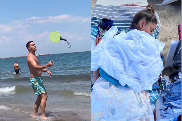 Plaja din România preferată de Vlad Gherman și Oana Moșneagu. Cum au fost surprinși cei doi în intimitatea lor