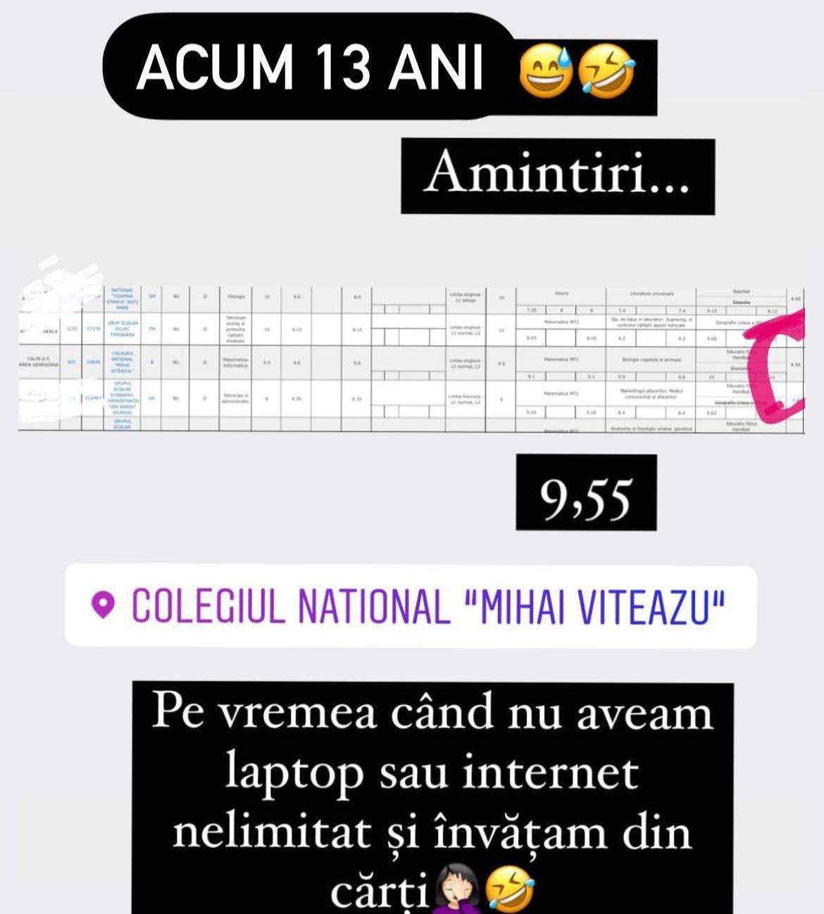 Ce notă a luat Anda Călin la Bacalaureat. Iubita lui Liviu Vârciu și-a surprins fanii: "Pe vremea mea..." / FOTO