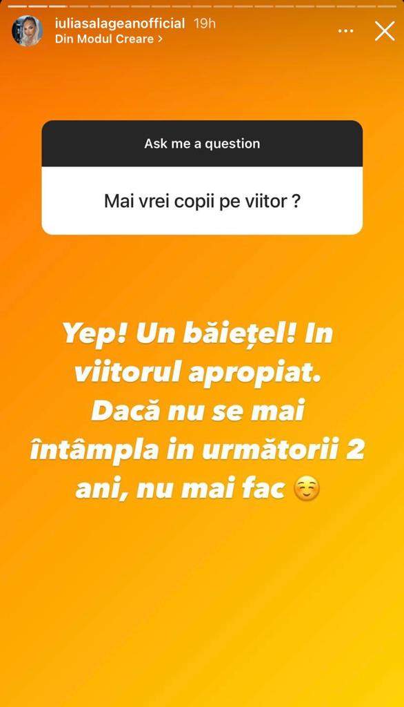 Iulia Sălăgean își dorește să devină mamă pentru a doua oară. Ce a dezvăluit fosta soție a lui Alex Bodi: ''Un băiețel…”