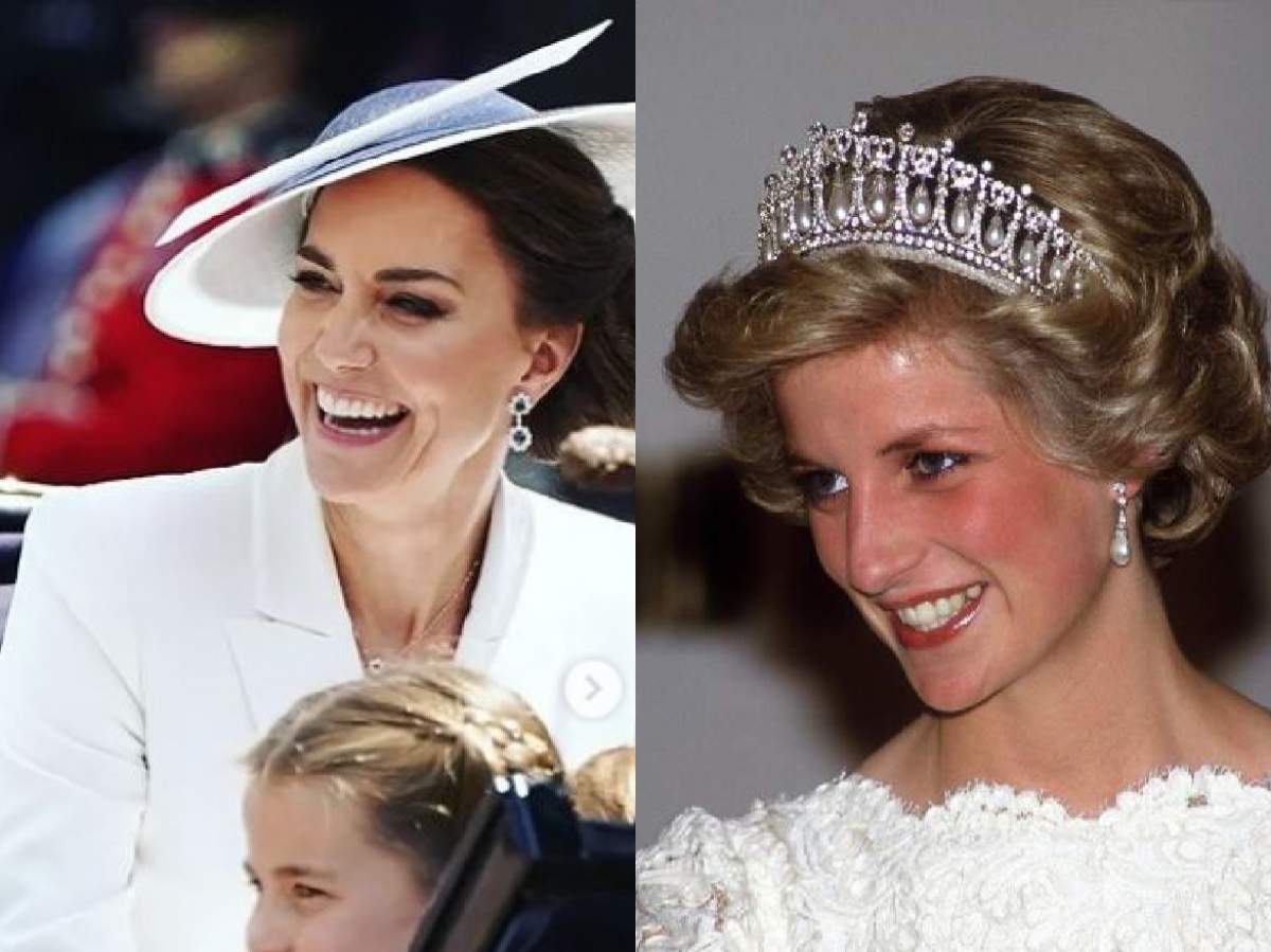 Colaj cu Kate Middleton și prințesa Diana
