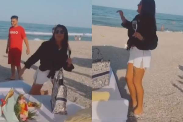 Cum petrece Roxana Dobre de ziua ei de naștere. Cum a fost surprinsă soția lui Florin Salam: ”Deci uitați cum m-au așteptat” / FOTO