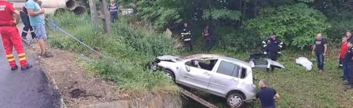 Accident devastator în Bârjoveni, județul Neamț. Un bărbat a murit și alți doi au fost răniți / FOTO