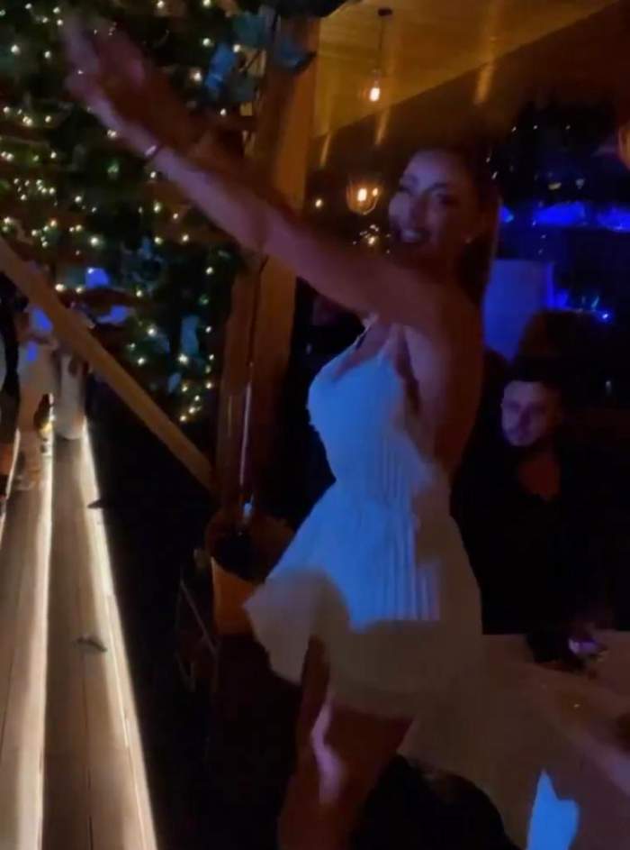 Bianca Drăgușanu, dans provocator în club alături de Gabi Bădălău. Cum au fost surprinși cei doi / FOTO