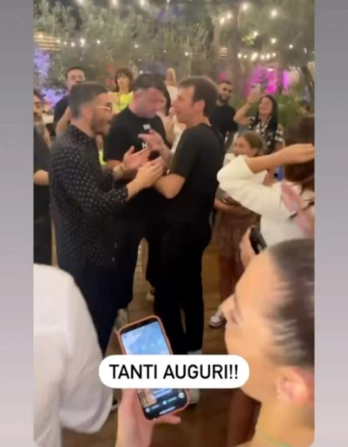 Mario Fresh și Alexia Eram au sărbătorit alături de Vincenzo Castellano, fostul soț al Antoniei. O nouă lovitură pentru cântăreață și Alex Velea