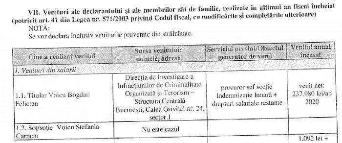 DOCUMENTE / Câți bani încasa șeful DIICOT eliberat din funcție, în plin scandal al drogurilor! / Câștiga cu 1.000 de euro mai mult decât președintele Iohannis