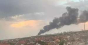 Incendiu puternic în Argeș. A fost emis mesaj RO Alert / FOTO